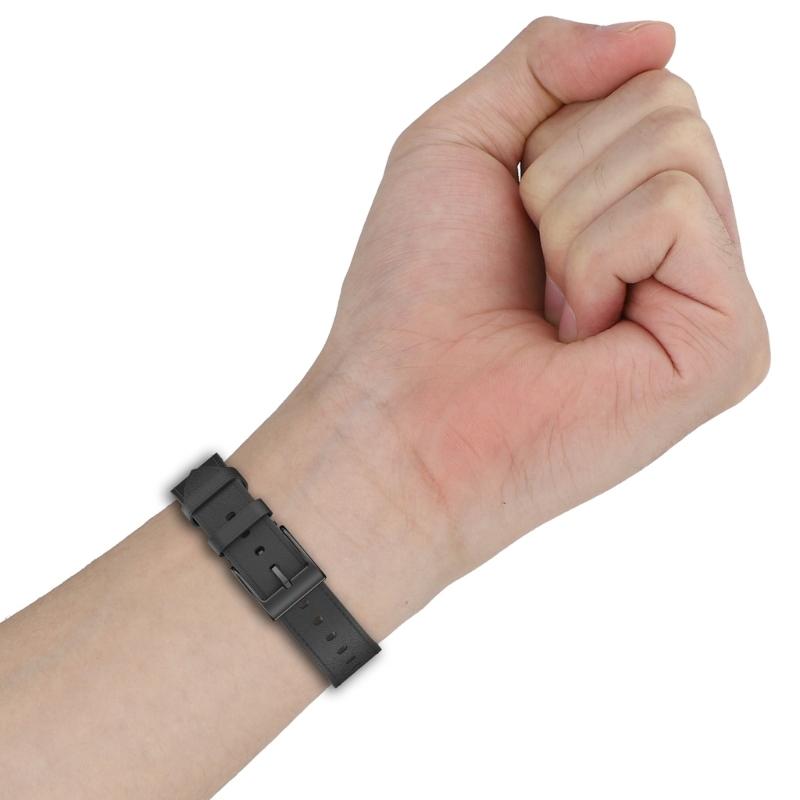 Universal 18mm Leather Watch Band PU Leather Watch Band Comfortable Smartwatch Straps Quick Fixing for Watch  GT5