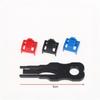 10Pcs Rj45 Port Lock With 1Key Ethernet Hub Port Rj45 Female Anti Dust Cover Cap Protector Compatible With Computer Router