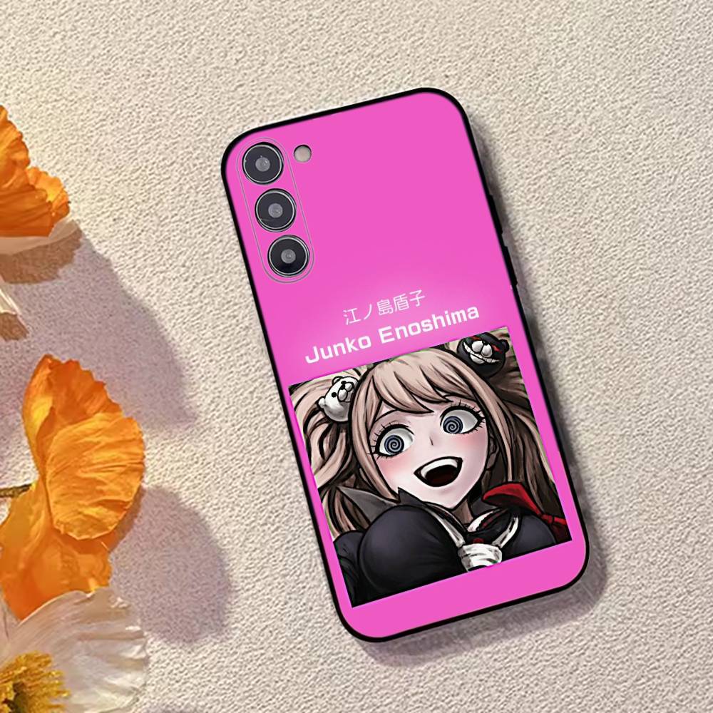 D-Danganronpa Game Junko Enoshima Phone Case For Samsung Galaxy A73,A72,A71,A70,A53,A52,A51,Others Soft Black Cover