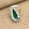 Beautiful Green Tourmaline Gemstone Handmade 925 Sterling Silver Ring Jewelry