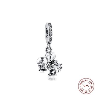 Fits Europe Bracelet 925 Original Married Couple Dangle Charms S925 Sterling Silver Beads DIY Jewelry Making Bijoux Femme