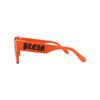 Philipp Plein Square Frame Acetate Sunglasses Orange Smoke