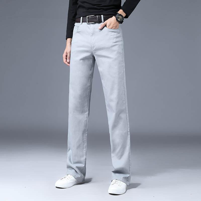 Jeans Men Men's Micro-FIare Denim Trousers Classic Designer Casual FIared Pants