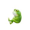 New Thinking Frog Garden Statue Sculpture Ornament Home Desktop Decoration Resin Craft Small Gift