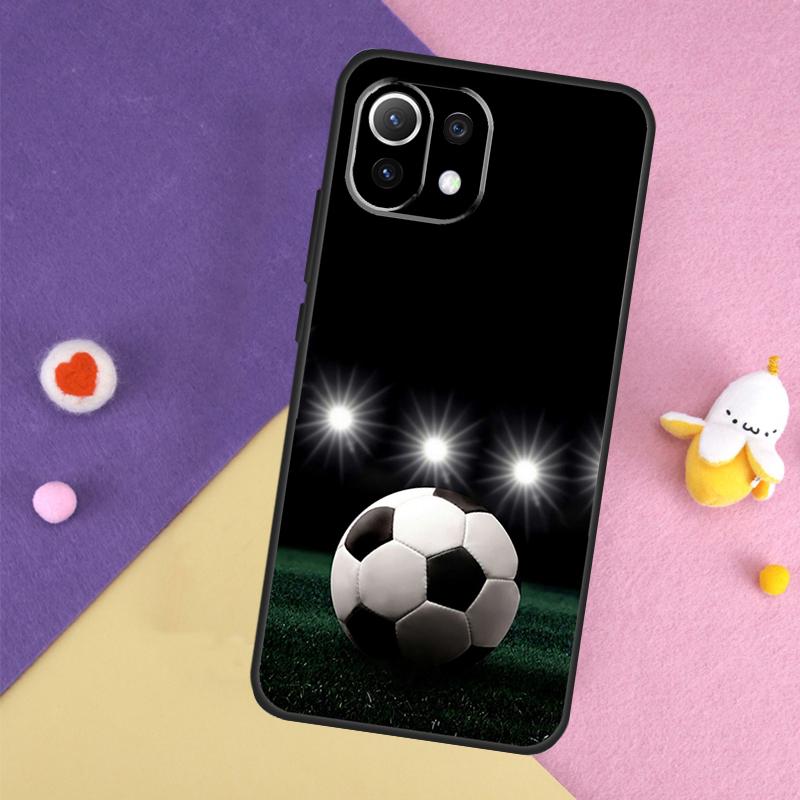 

Fire Football Soccer Ball Case For Xiaomi 14T 11T 12T 13T Pro 13 14 15 Ultra POCO X7 Pro X3 X5 X6 F5 F6 M6 Pro Cover Xiaomi 14T Pro