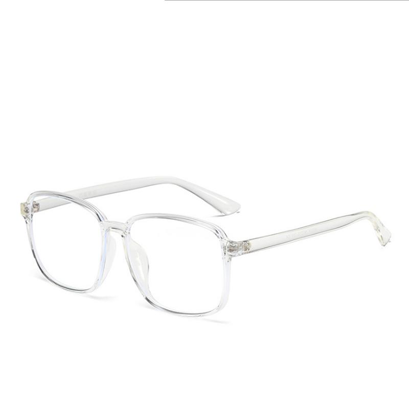 Big Square Frame Myopia Glasses Anti Blue Light Eyewear Diopter 0 to -6.0 for Men Women