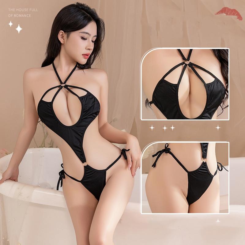 Women's Sexy Pajamas Temptation One Piece Underwear Lacing Babydoll Sex Set Adult Game Erotic Costume Xxx18 Hot Girl Full Size