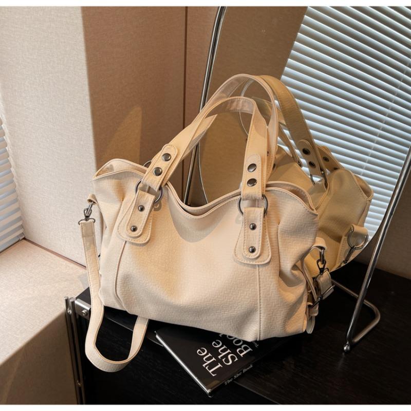 Large-capacity handbag bag New women's bag Spring versatile messenger bag Simple shoulder tote bag