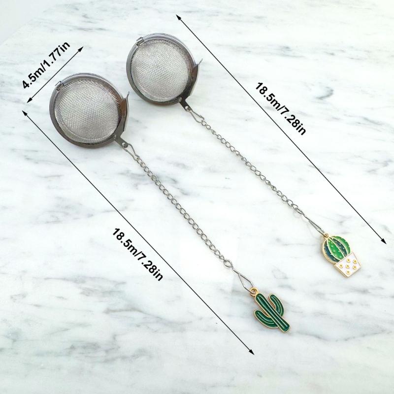 Pack Of 2 Themed Tea Infusers Holiday Nature Designs Decorative Pendant Creative Tea Strainers For Gifting