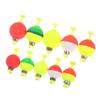 5Pcs Snap-On Ball Fishing Bobber Floats Weighted Bobbers Eva Foam Corks For Crappie Bluegill Panfish Catfish