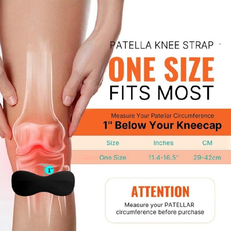 Knee Brace Portable Knee Protection Silicone Strap For Traveler Fitness Enthusiasts And Extended Physical Activities