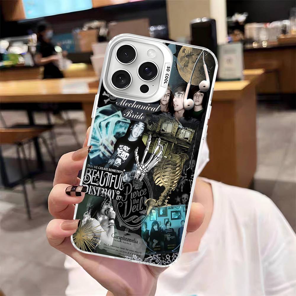 

Classic Band P-Pierce T-The V-Veil Phone Case For IPhone 16 15 14 13 12 11 17 Pro MAX Plus Pro Matte Shockproof Cover iPhone 13 pro
