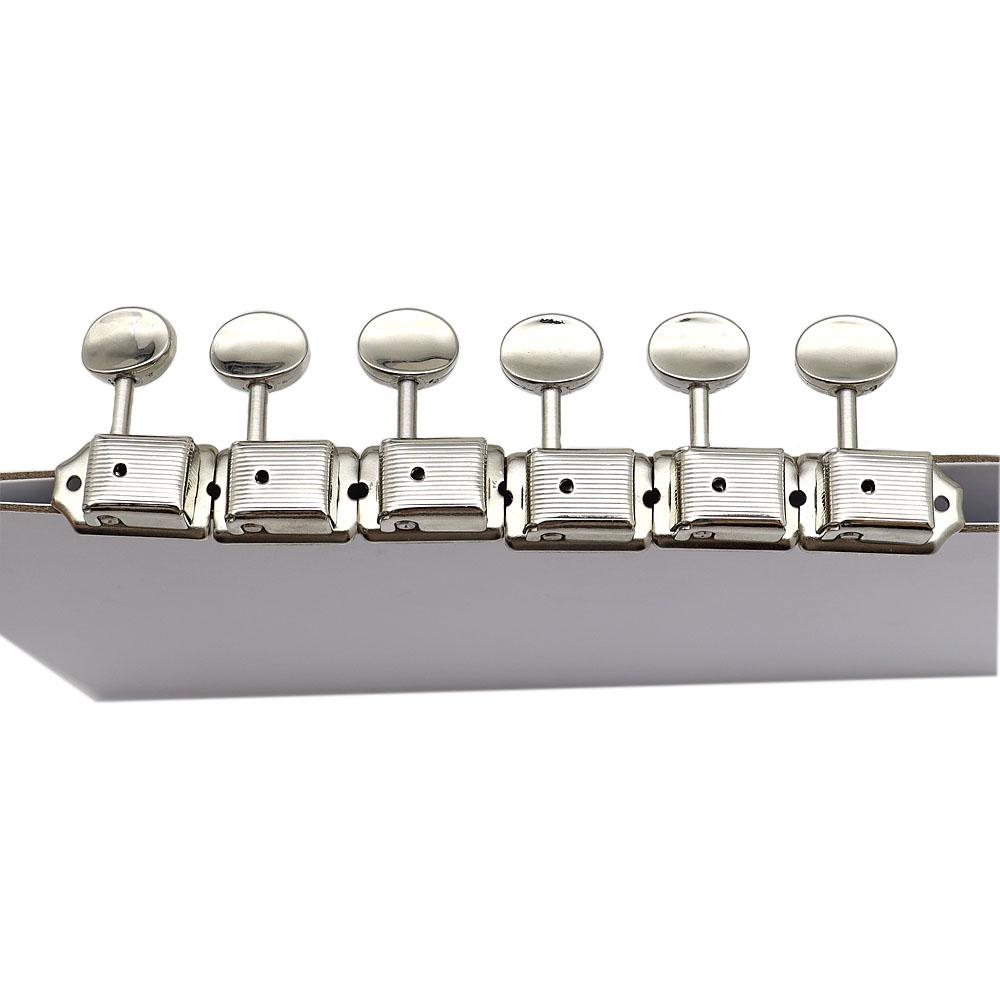 6Pcs Right handed Split Shaft Vintage Guitar Tuning Pegs Guitar Tuners Machine Heads for ST TL electric Guitar Nickel