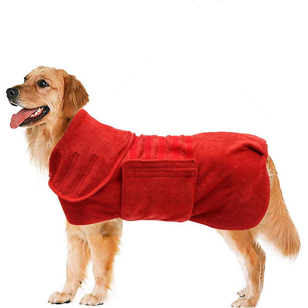 

Pet Bathrobe Dog Bath Towel Super Absorbent Fast Drying Fiber Bath Towel