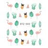 5 ark Water Transfer Nail Stickers Leopard Print Decals Animal Watermark Polish Wraps Tips Negle Art Decorations STZ846