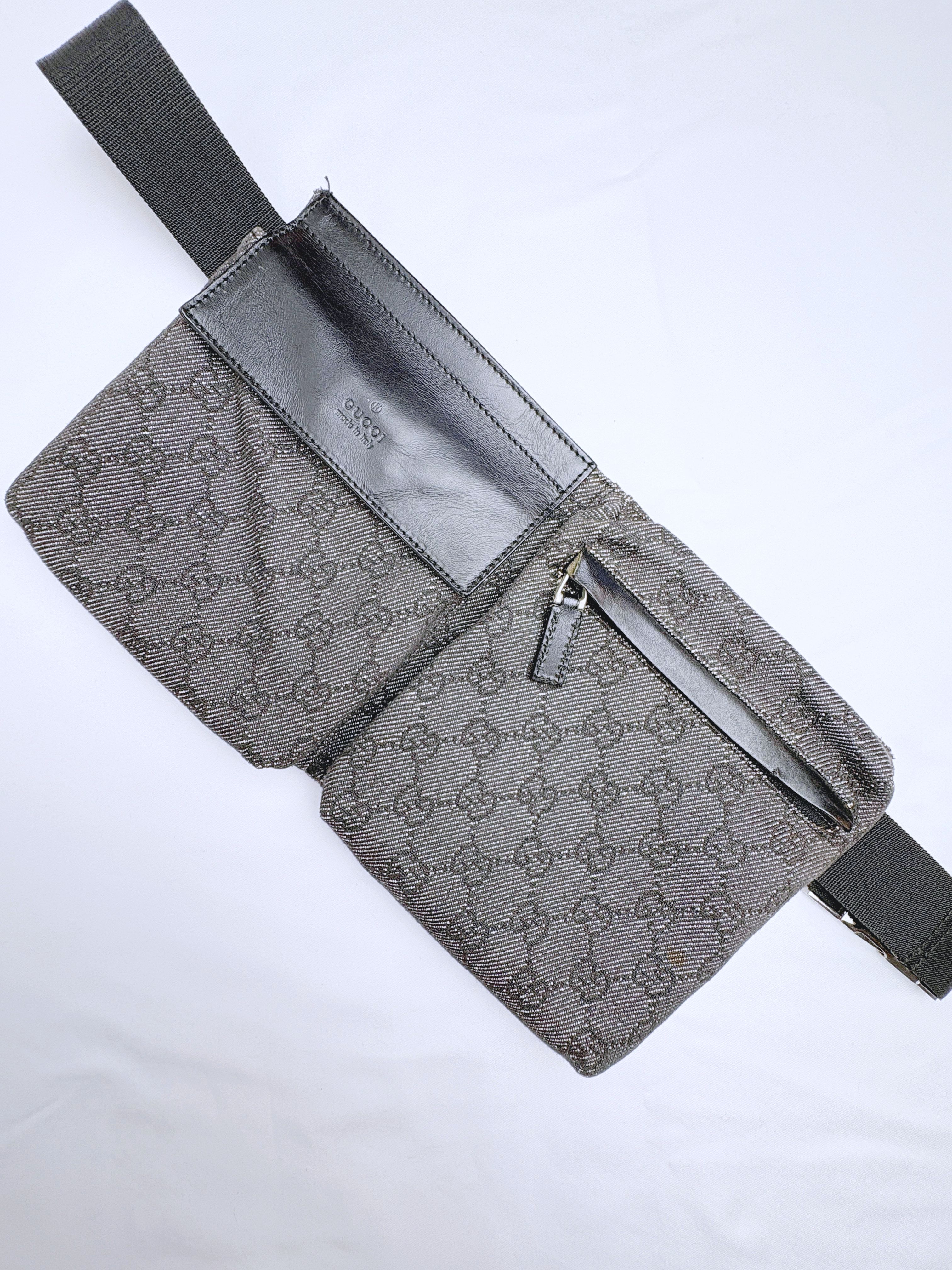 

Used GUCCI Body Bag / Waist Bag Monogram Leather Canvas Unisex