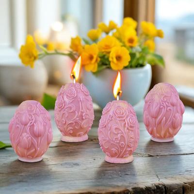 3D Osterhase Ei Kerze Silikonform Handgemachte Geschenke Gips Harz Ornamente Form