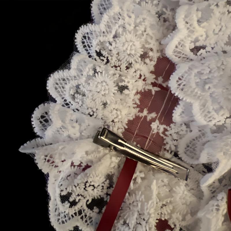 Women'S Hair Band Lolita Headband Sweet Bow Lace Lolita Accessory Japanese Lo Girl Maid Versatile Kawaii Headwear