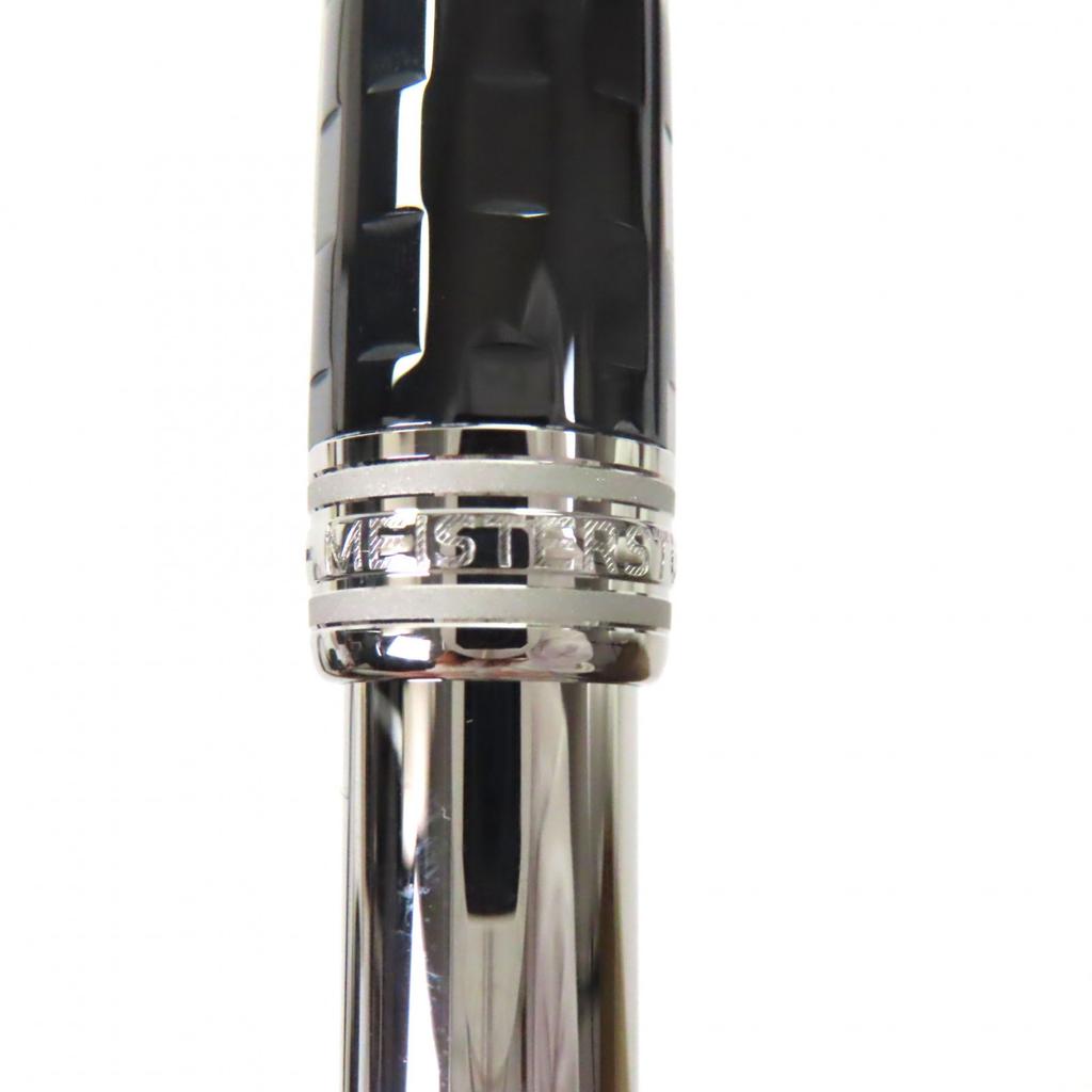 Excellent MONTBLANC fountain pen Meisterstück Solitaire Black Prisma Classic Used