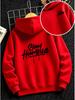 Kids Hooded Sweatshirt Stay Humble Street Graffiti Slogan Shoulder And Back Print Long Sleeve Pullover Casual ChildrenFor Autumn Daily Sport Outdoor