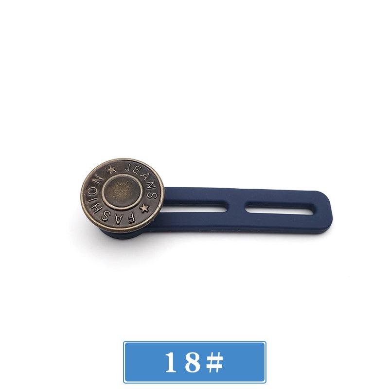 Adjustable No-Sew Waist Extension Button for Jeans