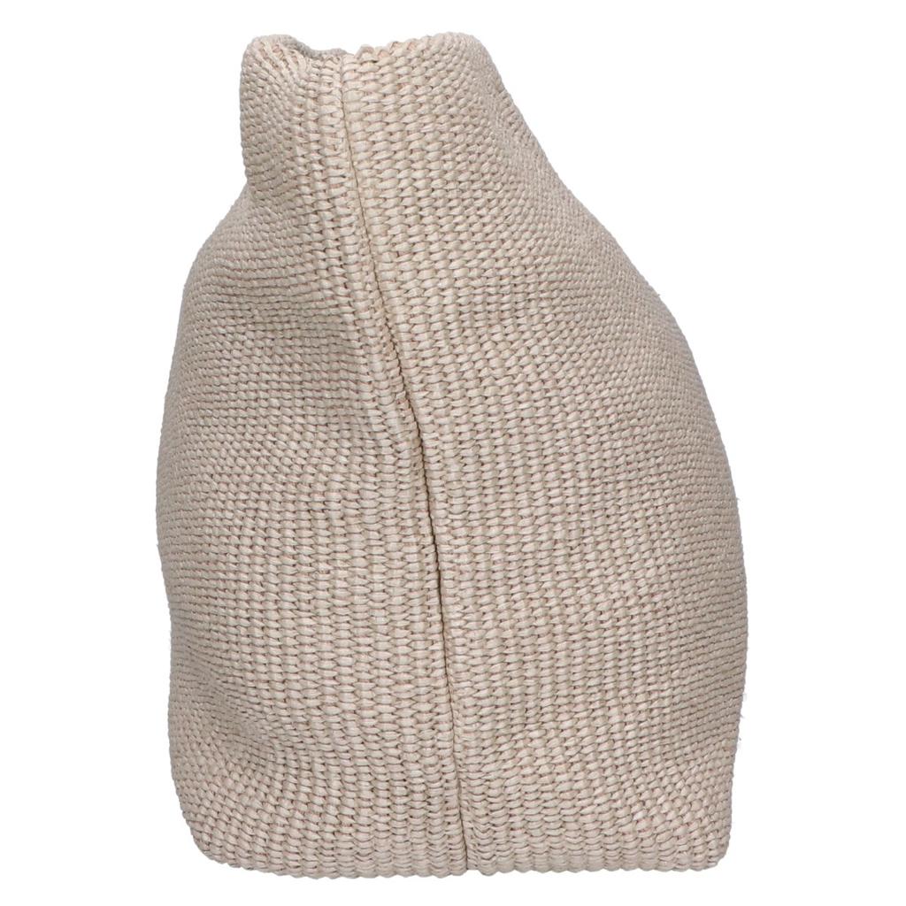 MARCO MASI [Good Condition] Straw X Leather 2WAY Shoulder Tote Bag beigeUsed