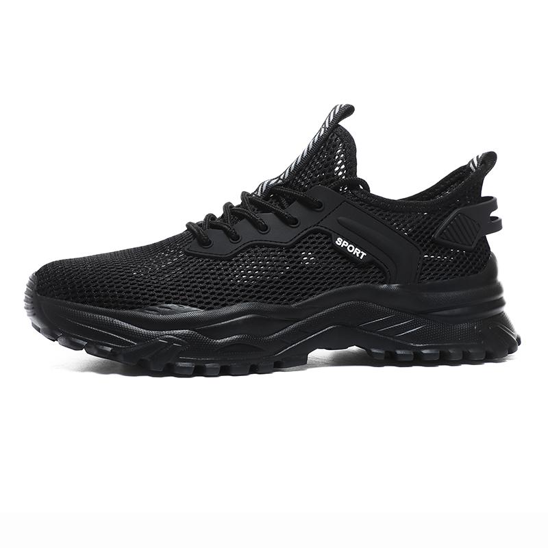 39-49 Estivi Neri Scarpe Sportive Casual Scarpe Casual da Uomo Leggere Fondo Morbido Scarpe da Corsa Casual