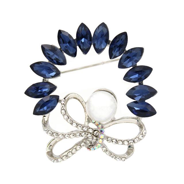 

Модный корсаж темперамент кристалл гирлянда брошь женский высококачественный универсальный костюм пальто булавка аксессуары