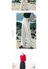 Women's High Waist Linen Blend Wide-Leg Pants - Slimming, Lightweight, and Casual for Summer