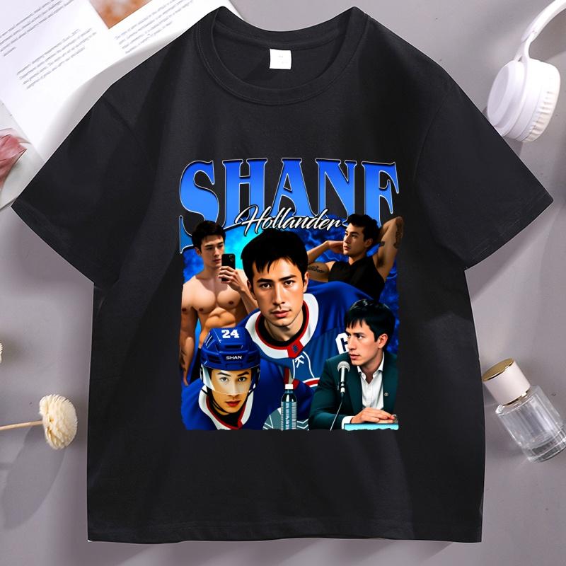 Connor Storrie Ilya Rozanov 90s Graphic T Shirts Hirt Heated Rivalry TV Series Hockey Tops Fashion Harajuku Kawaii T-shirt