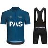 Mens Cycling Jersey Bib Shorts Set Breathable Quick-Dry Bike Apparel Road Mountain Trail Riding