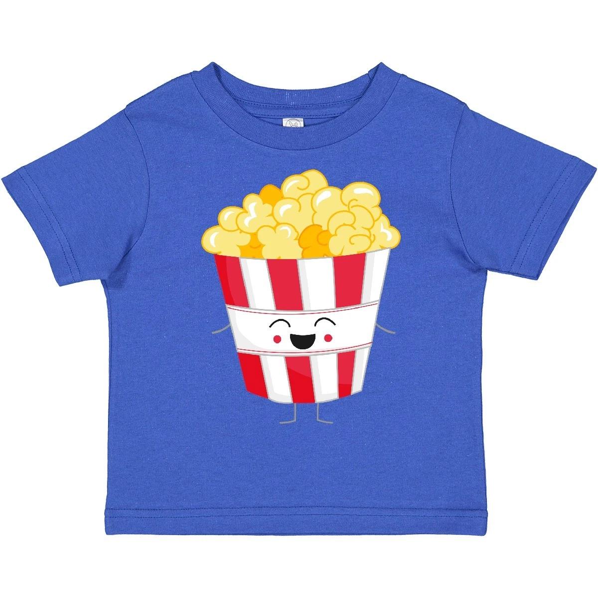 Inktastic Cute Kawaii Popcorn Toddler T-Shirt Matching Food Soda Child Kid 150