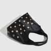 Rivet Underarm Bag, Commuter Large-capacity Shoulder Bag, Hollowed-out Handbag, Black Punk Style Women Shopper Totes Pu Leather