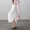 High waisted pleated skirt 2026 spring fashion loose and versatile mid to long A-line umbrella skirt