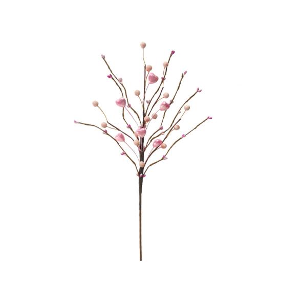 Künstliche Beerenstiele, Dekoration, lebendige Farben, realistisch aussehende Valentinstagsparty, künstliche Herzen, Blumen, Party-Ornamente