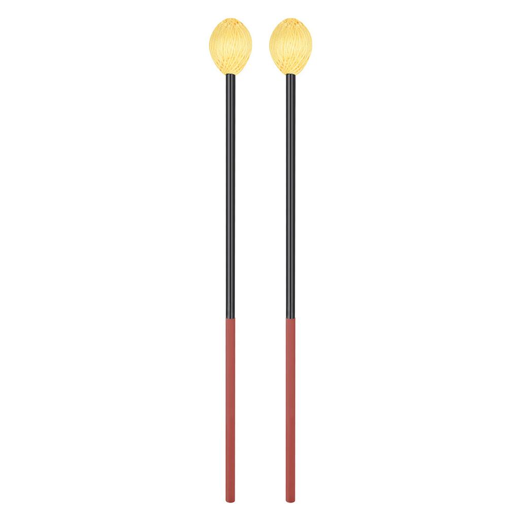 1 Pair 42cm Length Marimba Mallets with Yarn for Head Keyboard Marimba Mallet Perfect for Keyboard Percussion Instrument