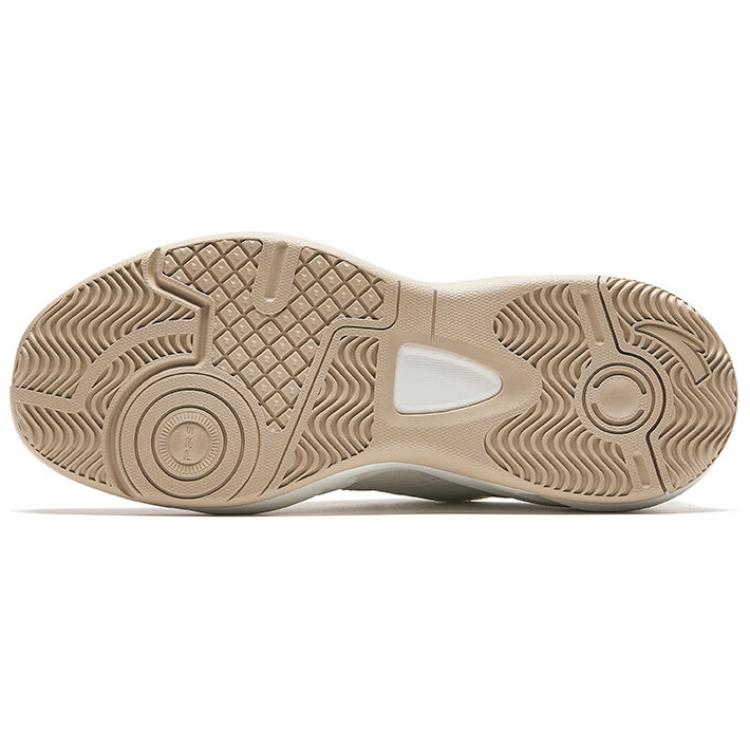 Anta Ace 2 Comfortable Versatile Non-Slip Wear-Resistant Low-Top Dad Shoes Women Sneaker White Gray 922438812-3