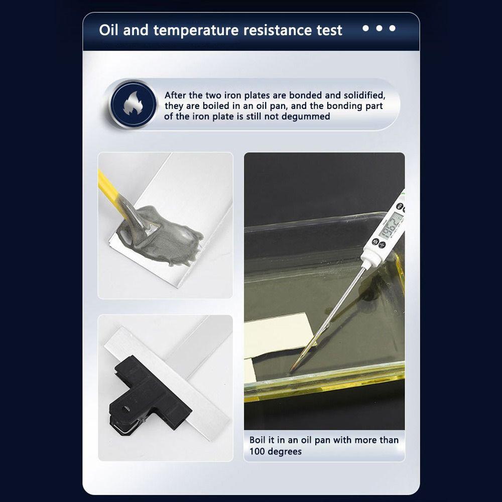 Drying Repairing Adhesive Liquid Metal Welding Filler Metal Repair Glue High Temperature AB Glue
