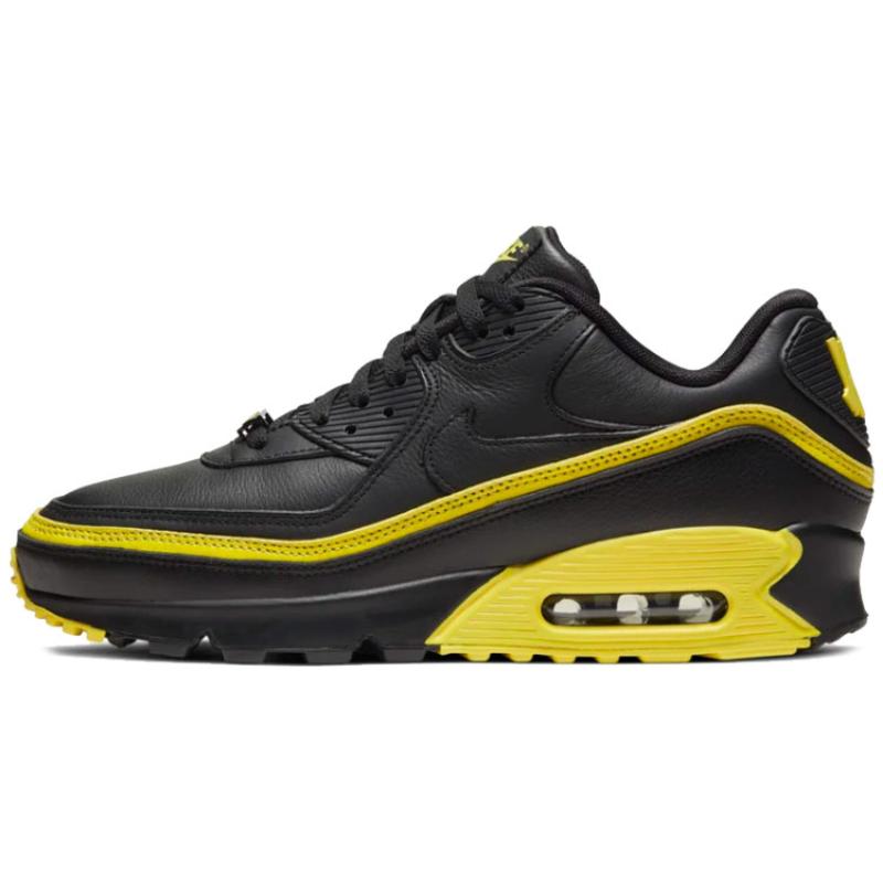 Nike Air Max 90 Undefeated Black Optic Yellow Sneakers Casual Shoes CJ7197-001