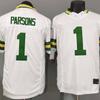 3rd Gen Regular White Parsons Rugby Jersey Embroidered Sports Shirt Team Uniform