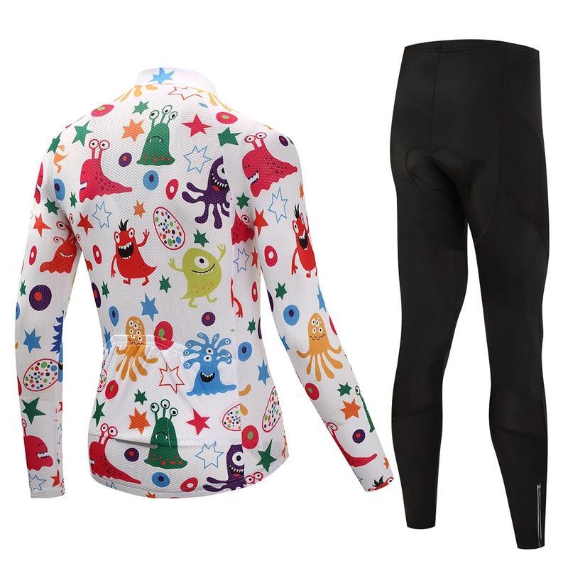Anti-sweat Riding Bicycle Jerseys Cycling Clothing Set Men/Women Long Sleeve Bicycle Clothes Suit