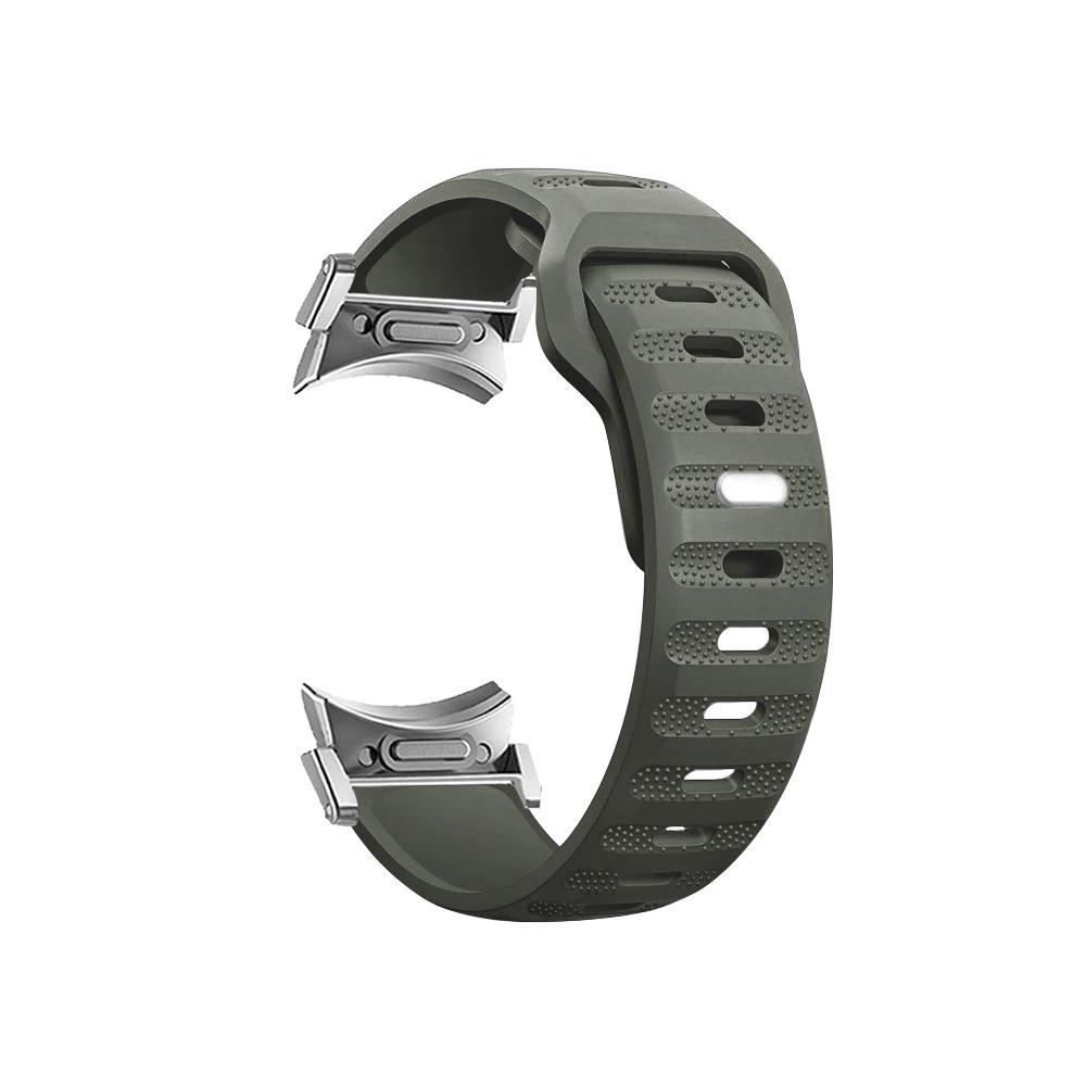 Classic Silicone Strap for Samsung Galaxy Watch 6/5/4 40mm 44mm 5Pro 45mm No Gaps Sport Band Galaxy Watch 6/4 Classic 43 47mm 42 46mm