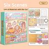 Small Mochi Quiet Book Ancient Style Dress-Up Stickers 3D Book DIY Toys for Girls Changeable Costume Puzzle Book