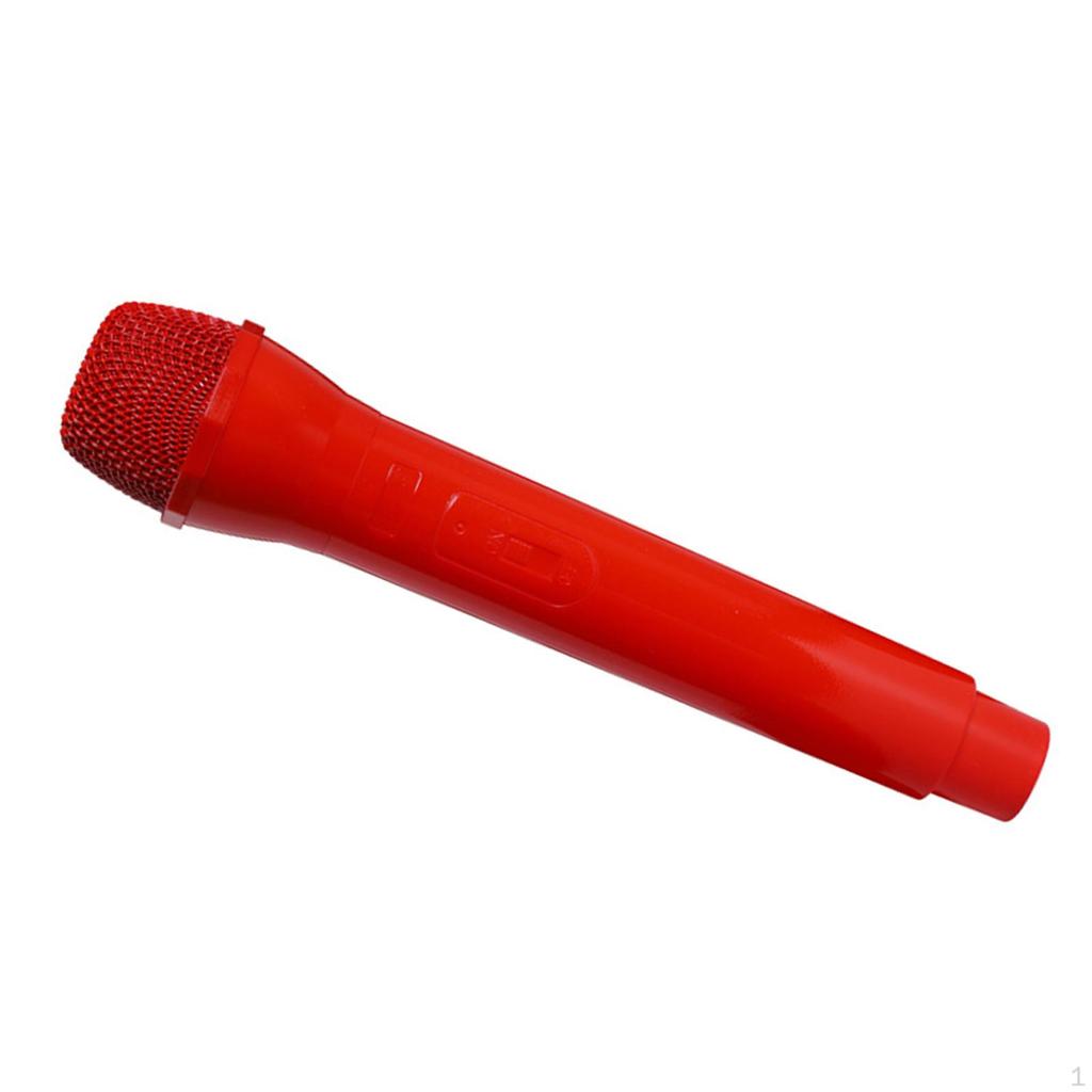 Kids Microphone Toys Model Prop Pretend Play Mics for Halloween Home Cosplay