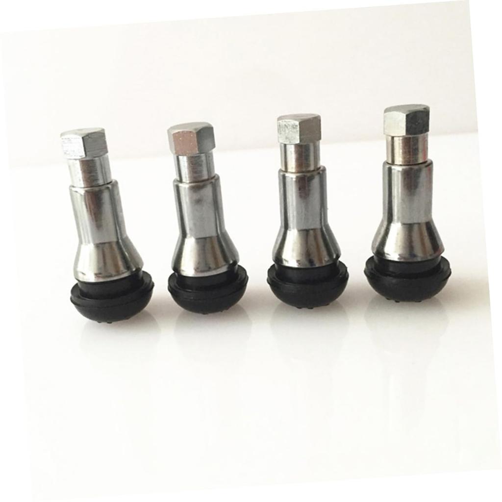 Sett med 12 Tr413ac Dekorative Hvite Ventilknotter Tpms Dekkventiler Ventilknotter