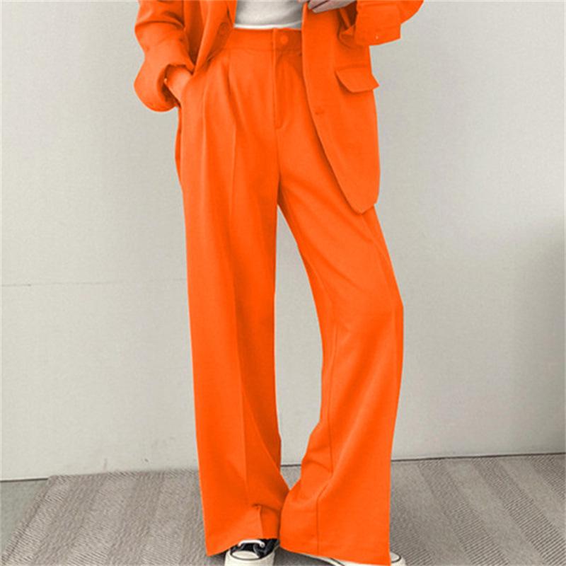 Women's Black Blazer & Suit Pants - Spring/Autumn 2025 Korean Street Style Casual Niche Design