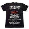 TESTAMENT Legacy Thrash Metal Thailändische Band Baumwolldruck 2025 Sommer Neu Kurzarm-T-Shirt für Männer und Frauen