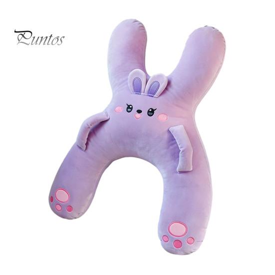 Decorative Car Interior Accessory H-Shaped Pillow for Kids, Cute Neck Pillows Seat, Sleeping Vehicle Seat Gap Filler Pillow, Plush Rest Cushion Trips