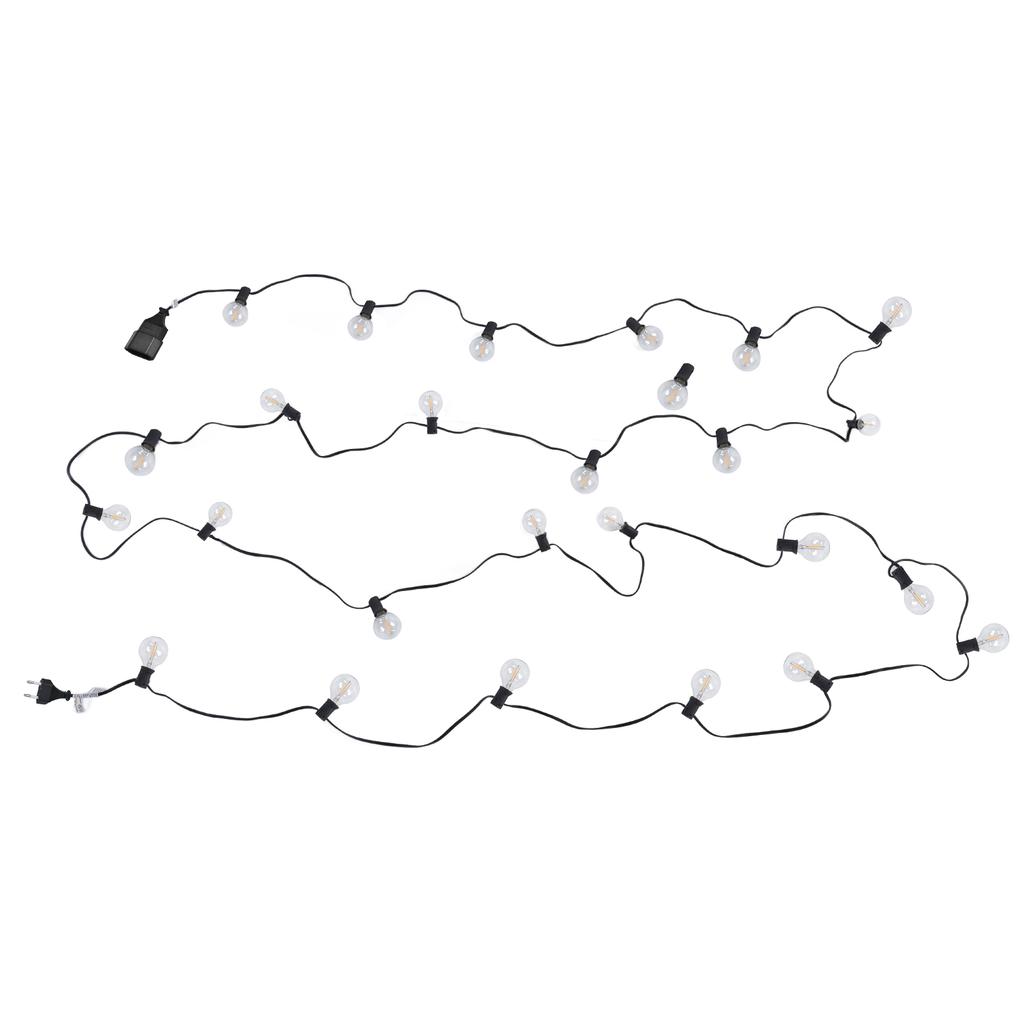 G40 25LEDs 8m Hanging Light Warm White Light Waterproof String Light Bulb for Outdoor Party