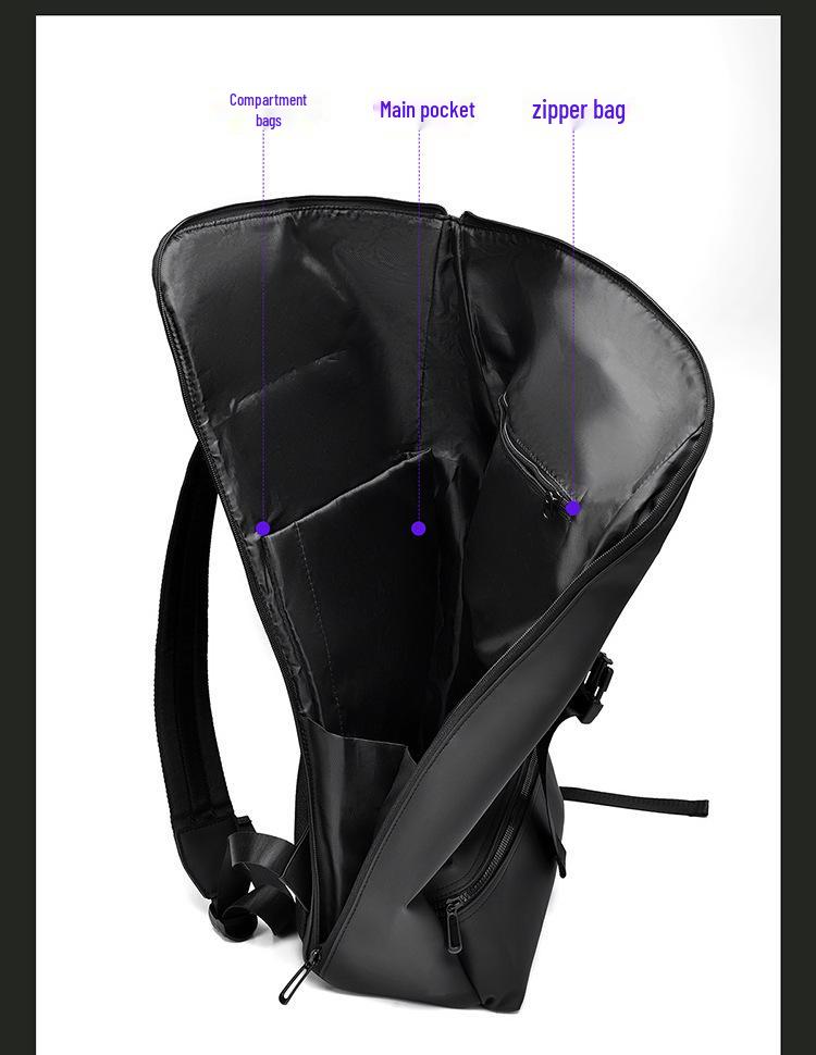 Modern Casual Backpack 2025: Large Capacity Laptop Bag for Business Travel & Students